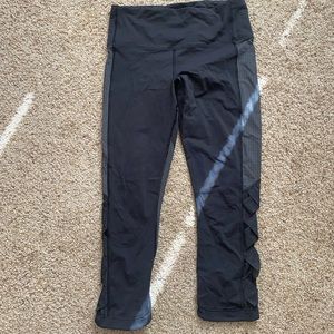Lululemon Black Side-Lace Leggings, Size 6